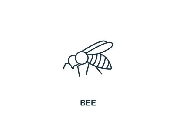 Bee Icon: A Simple Graphic Design Asset for Digital Sellers