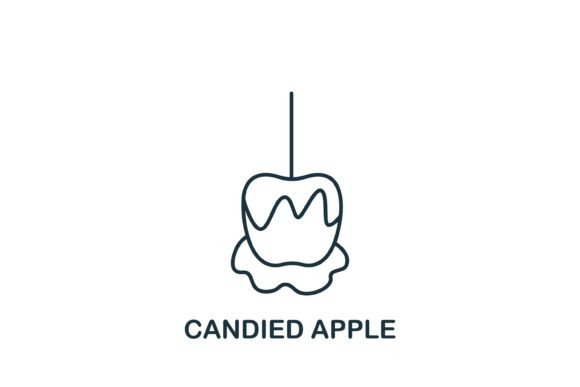 Candied Apple Icon Review: A Versatile Symbol for Embroidery Projects