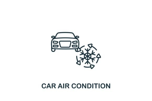 Car Air Condition Icon: A Modern Graphic Design Asset for Stronger Branding
