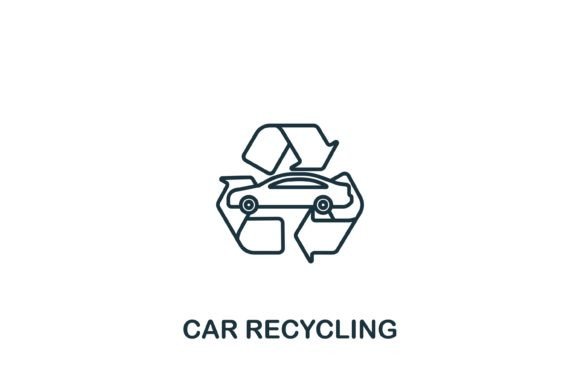 Car Recycling Icon Review for Real Embroidery Projects