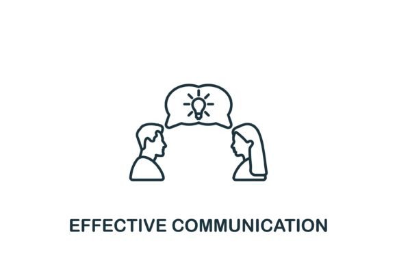 Effective Communication Icon: A Versatile Graphic for Modern Design Projects