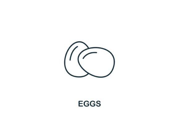 Eggs Icon: A Simple Graphic Design Asset with Big Brand Potential