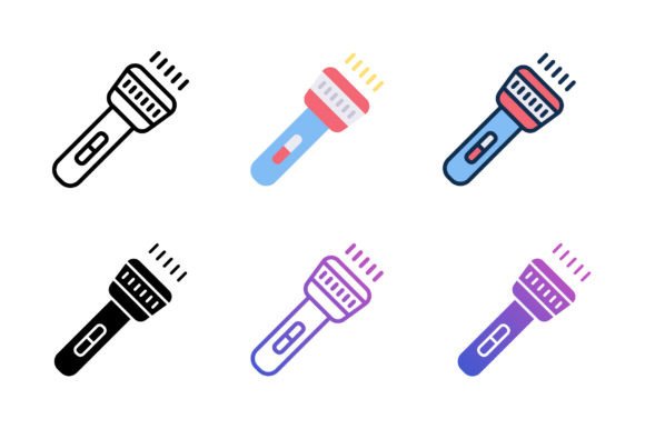 Flash Light Icon: A Versatile Graphic Design Asset for Local Business Branding