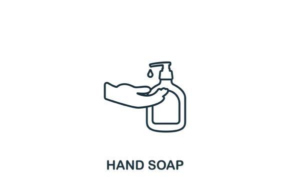 Hand Soap Icon: A Versatile Graphic Design Asset for Local Business Branding