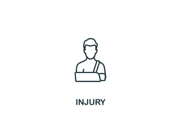 Injury Icon: A Versatile Graphic Design Asset for Local Branding Projects