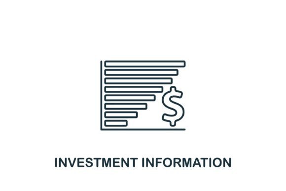 Investment Information Icon: A Versatile Graphic for Digital Sellers