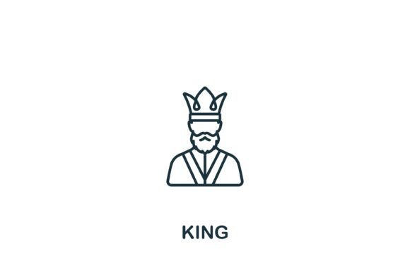 King Icon: A Versatile Graphic Design Asset for Creative Projects