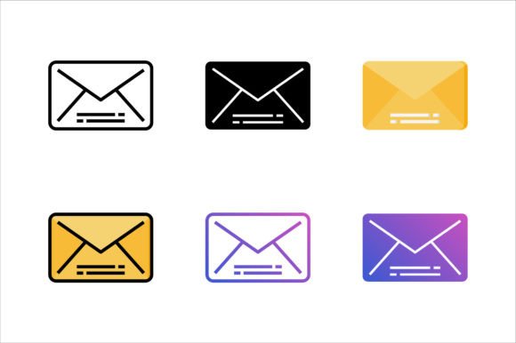 Mail Icon: A Versatile Graphic Design Asset for Local Business Branding