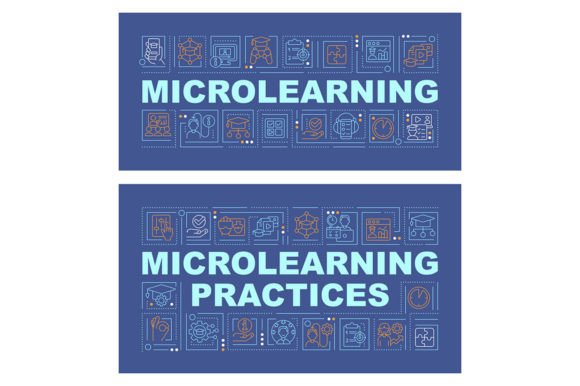 Micro Learning Word Concepts Banner Set Review for Embroidery Projects