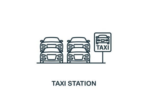 Taxi Station Icon for Handmade Projects: A Practical Graphic Design Review