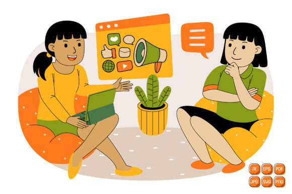 Teamwork Vector Illustration 20: A Dynamic Graphic for Creative Projects